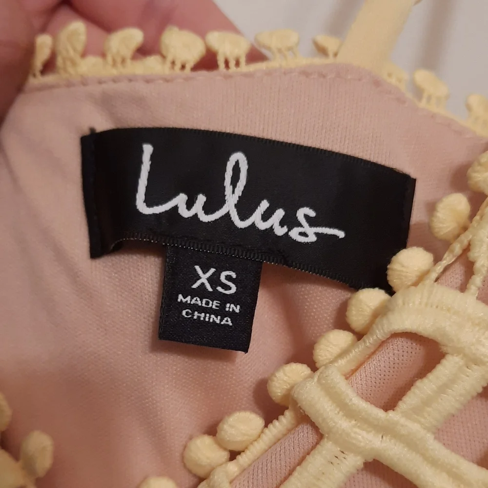 Lulus Beauty and Lace Yellow Crochet Lace Mini Dress - Picture 8 of 16